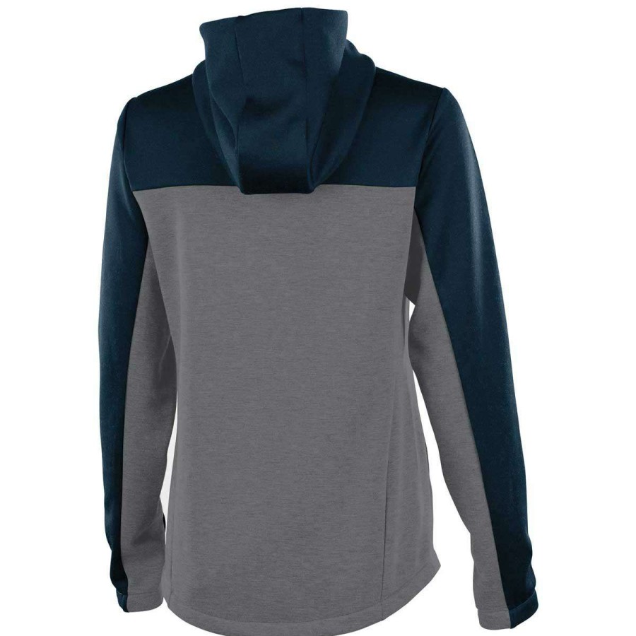 * Charles River Women'S Navy/Grey Seaport Full Zip Hoodie | Full Zips