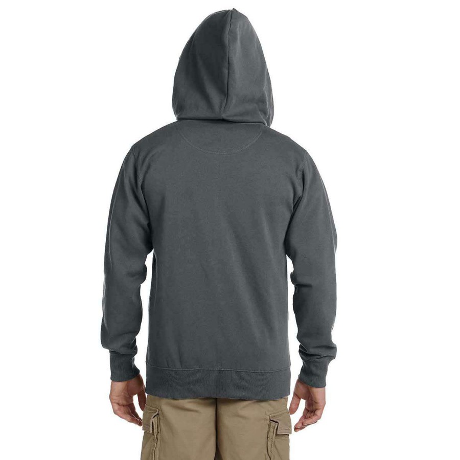 * Econscious Men'S Charcoal Organic/Recycled Full-Zip Hoodie | Full Zips