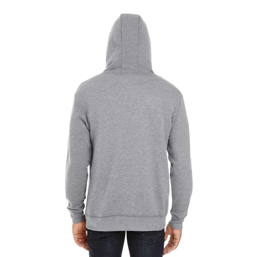 * Threadfast Uni Charcoal Heather Triblend French Terry Hoodie | Sweatshirts