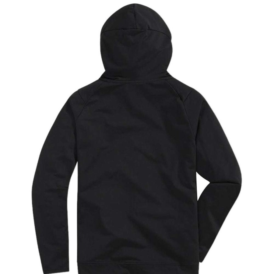 * Unrl Uni Black Cross-Up Hoodie | Full Zips