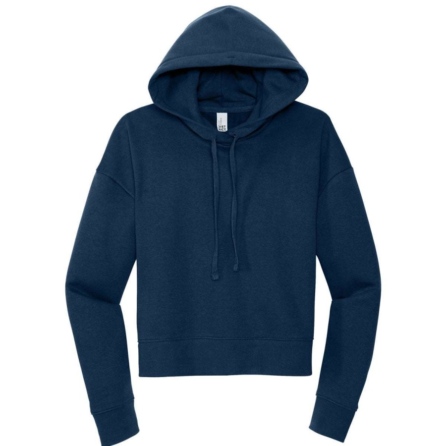 * District Women'S New Navy V.I.T Fleece Hoodie | Sweatshirts