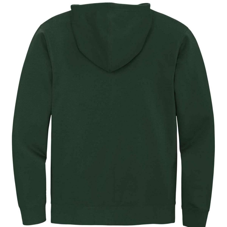 * District Men'S Forrest Green V.I.T. Fleece Full-Zip Hoodie | Full Zips