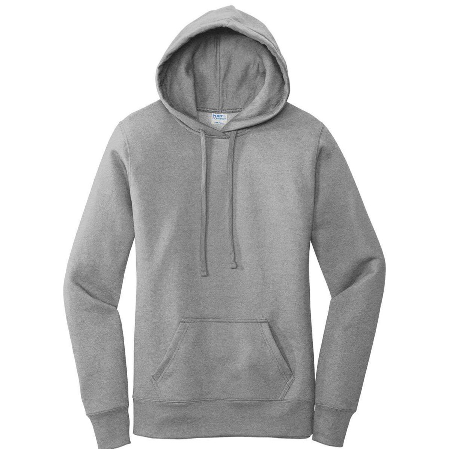 * Port & Company Women'S Athletic Heather Core Fleece Pullover Hoodie | Sweatshirts