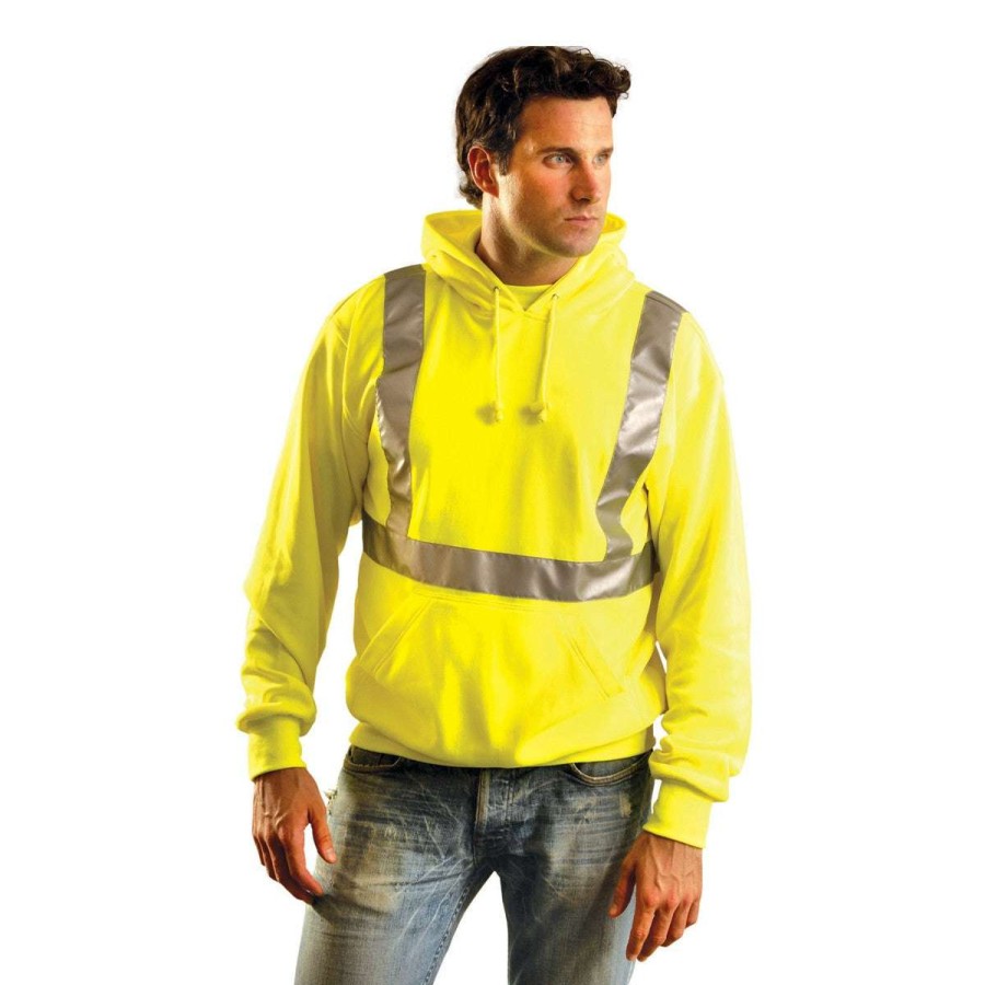 * Occunomix Occunomix Men'S Yellow Classic Lightweight Hoodie | Sweatshirts