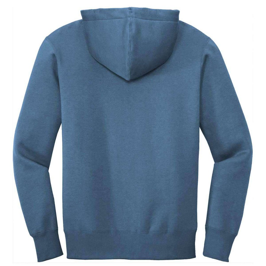 * District Men'S Maritime Blue Perfect Weight Fleece Full-Zip Hoodie | Full Zips