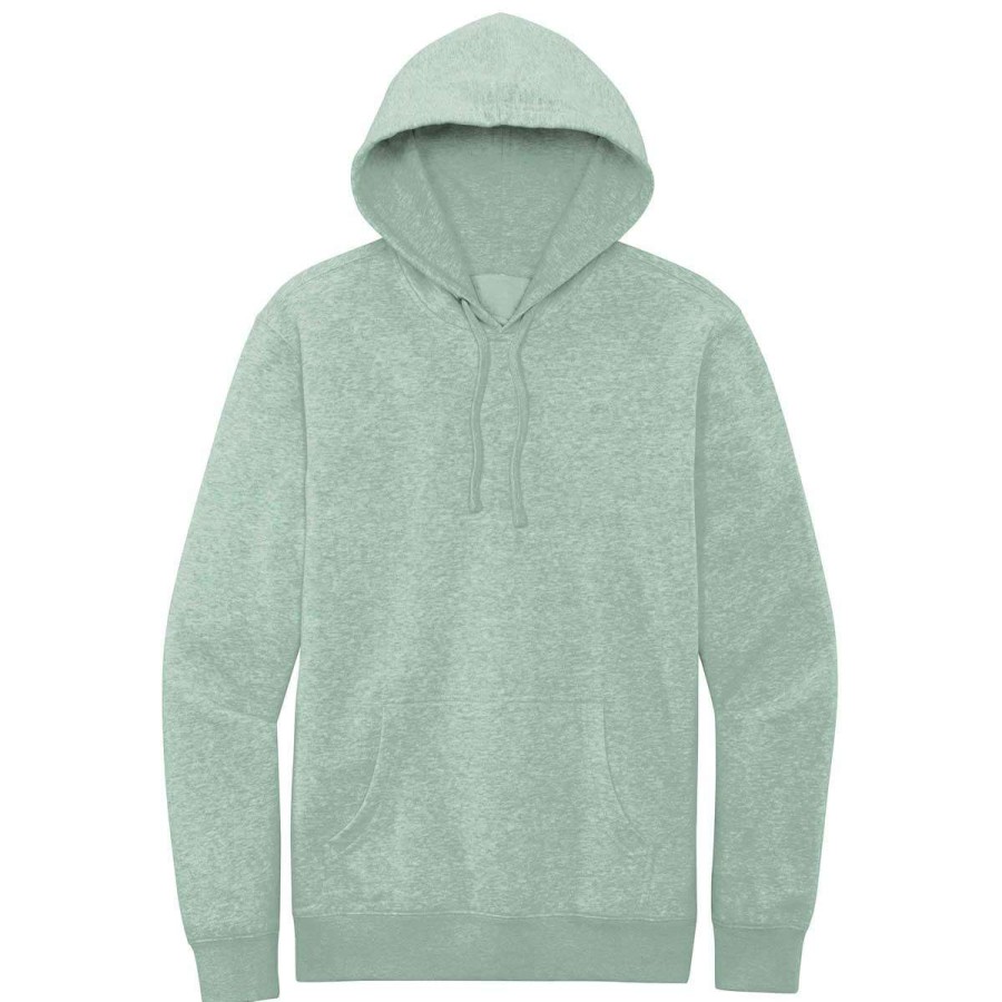 * District Men'S Heathered Dusty Sage V.I.T. Fleece Hoodie | Sweatshirts