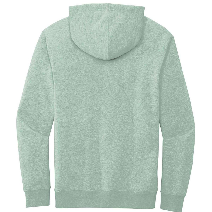 * District Men'S Heathered Dusty Sage V.I.T. Fleece Hoodie | Sweatshirts