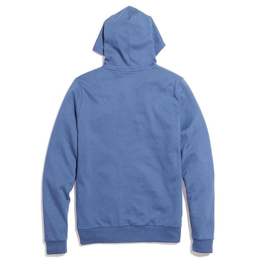 * Marine Layer Men'S Faded Navy Afternoon Hoodie | Full Zips