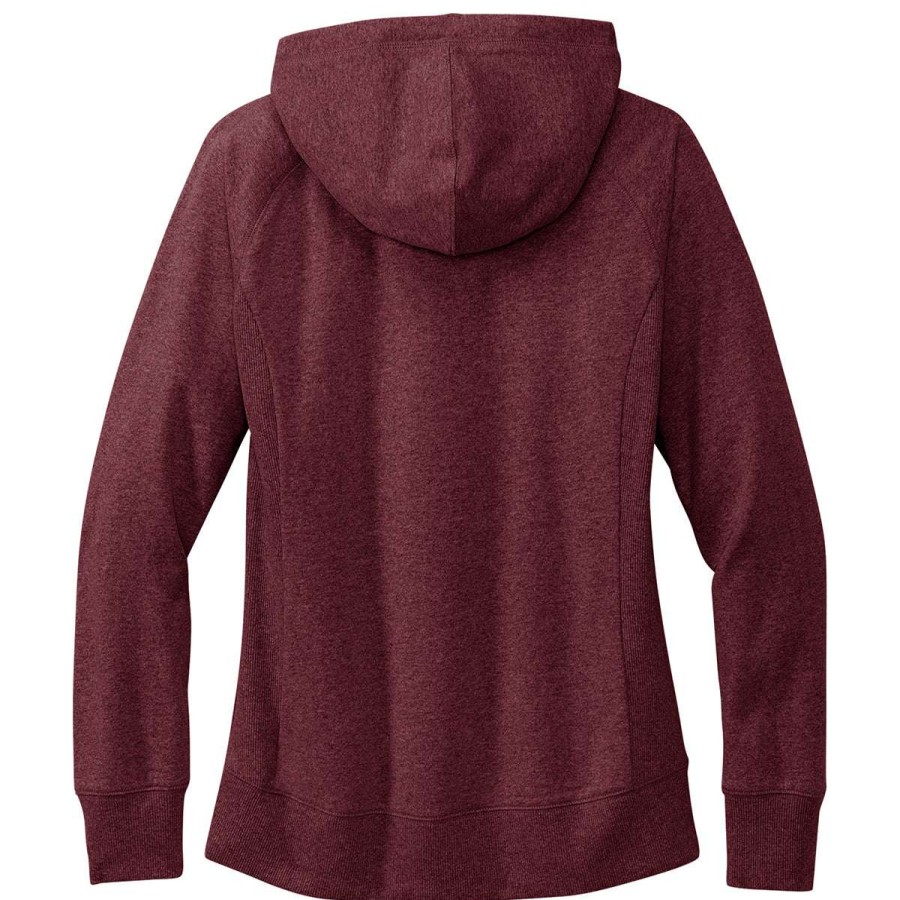 * District Women'S Maroon Heather Re-Fleece Hoodie | Sweatshirts