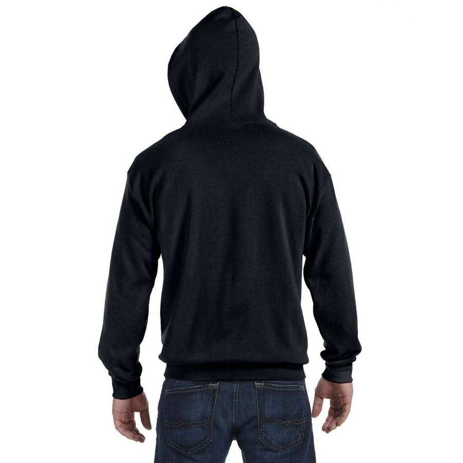 * Gildan Uni Black Heavy Blend 50/50 Full Zip Hoodie | Full Zips