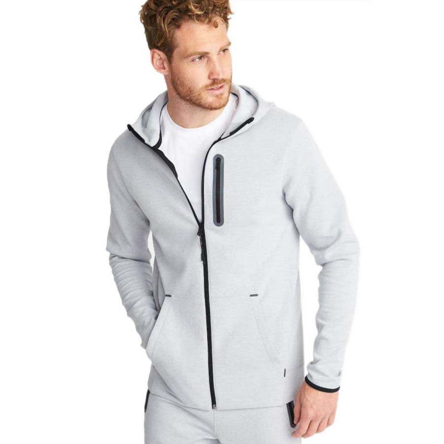 * Old Navy Men'S Light Heather Dynamic Fleece Hoodie | Full Zips