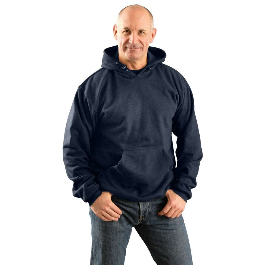 * Occunomix Occunomix Men'S Navy Premium Flame Resistant Pull-Over Hoodie Hrc 3 | Sweatshirts