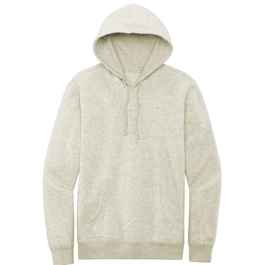 * District Men'S Oatmeal Heather V.I.T. Fleece Hoodie | Sweatshirts