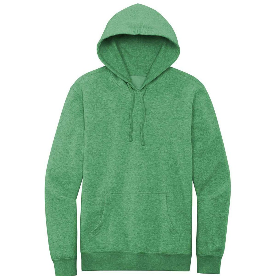 * District Men'S Heathered Kelly Green V.I.T. Fleece Hoodie | Sweatshirts