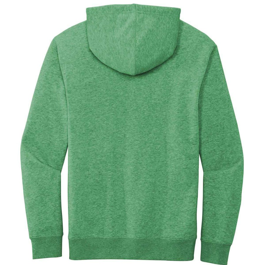 * District Men'S Heathered Kelly Green V.I.T. Fleece Hoodie | Sweatshirts