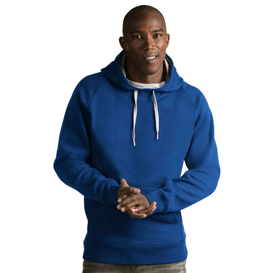 * Antigua Men'S Dark Royal Victory Pullover Hoodie | Sweatshirts