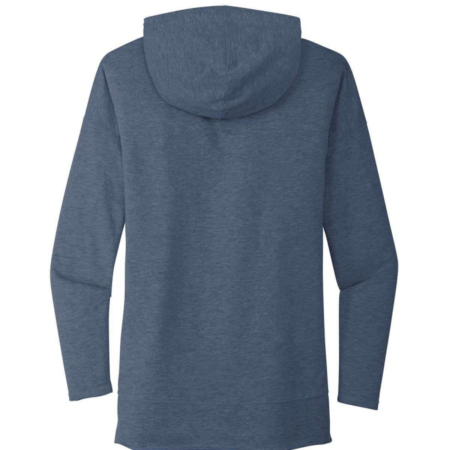 * District Women'S Washed Indigo Featherweight French Terry Hoodie | Sweatshirts