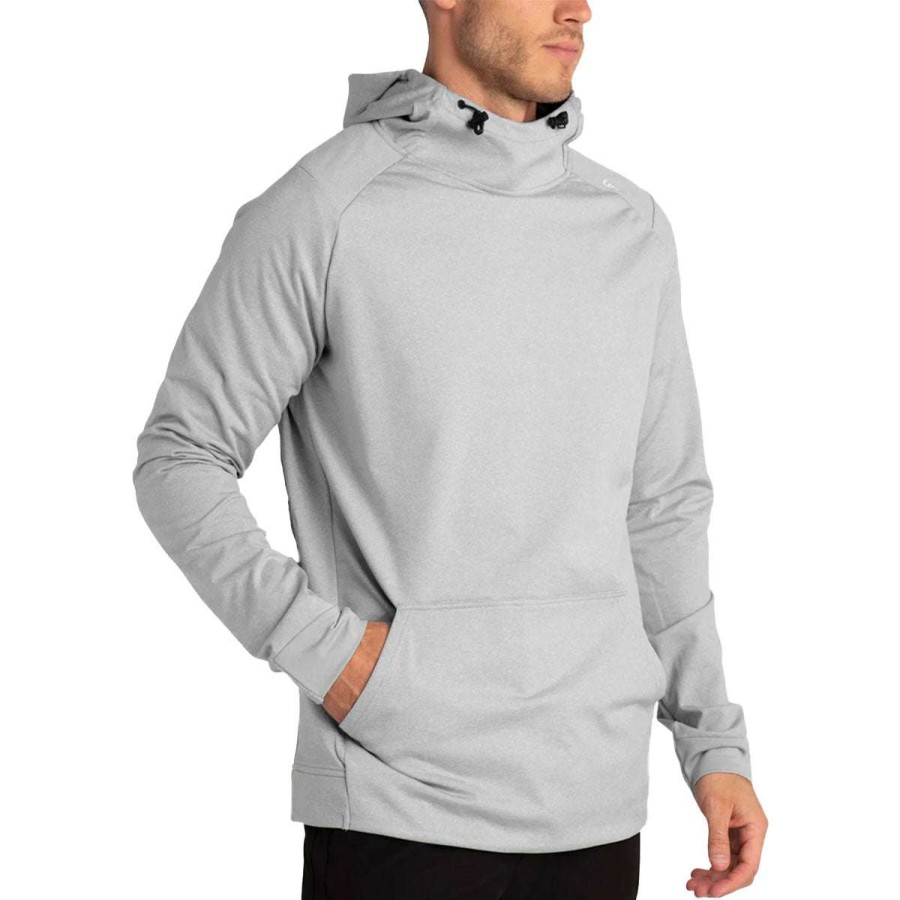 * Unrl Uni Heather Grey Crossover Hoodie Ii | Sweatshirts