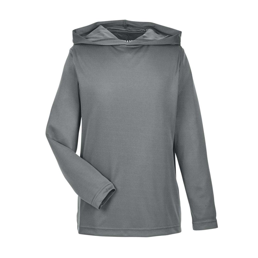 * Team 365 Youth Sport Graphite Zone Performance Hoodie | Boys