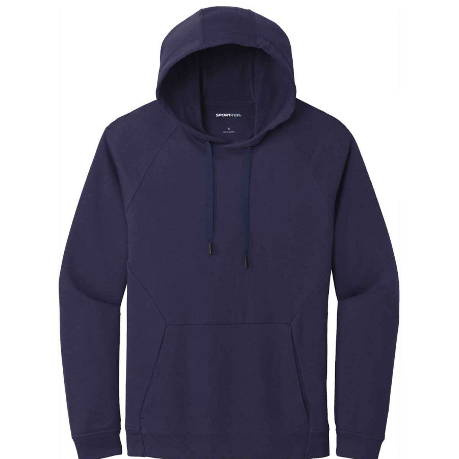 * Sport-Tek Men'S True Navy Lightweight French Terry Pullover Hoodie | Sweatshirts