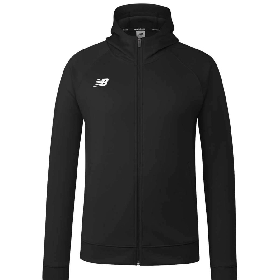 * New Balance Men'S Team Black Travel Hoodie | Full Zips