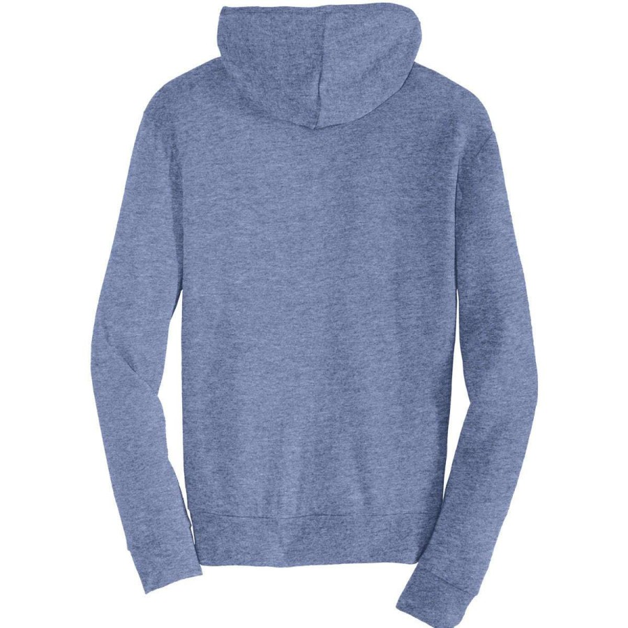 * Alternative Apparel Men'S Pacific Blue Eco-Jersey Zip Hoodie | Full Zips