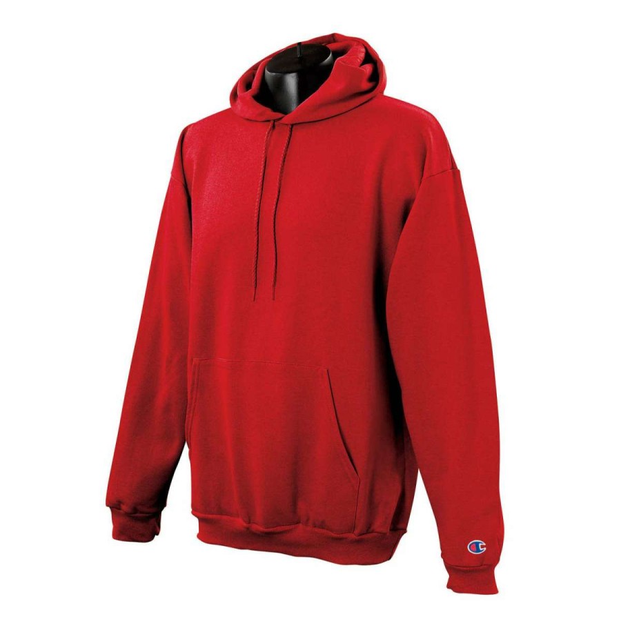 * Champion Men'S Scarlet Red Hoodie | Sweatshirts