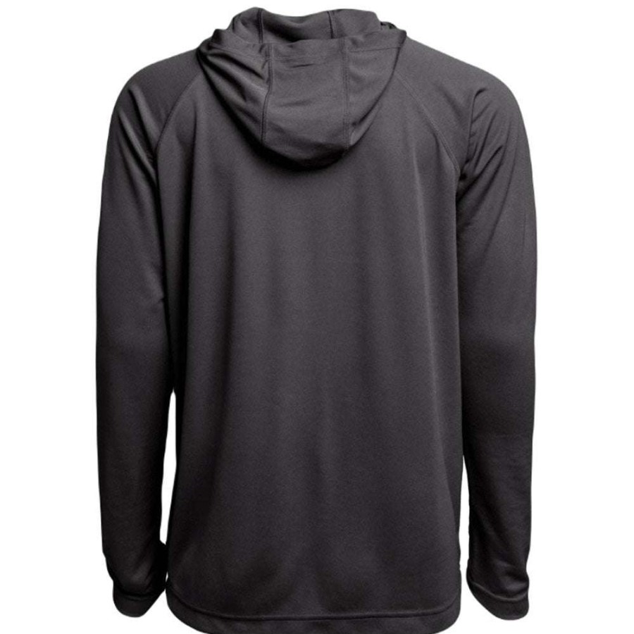 * Timberland Men'S Pewter Wicking Good Long Sleeve Hoodie | Sweatshirts