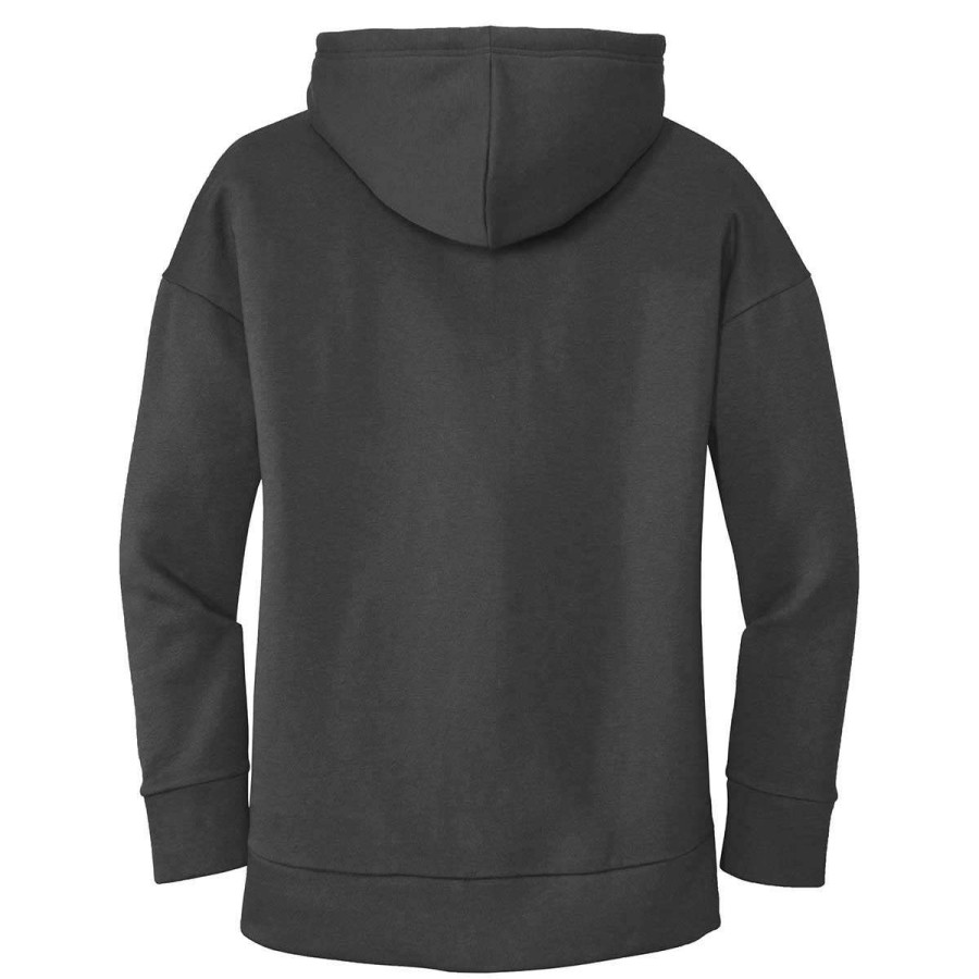 * District Women'S Charcoal Perfect Weight Fleece Full-Zip Hoodie | Full Zips