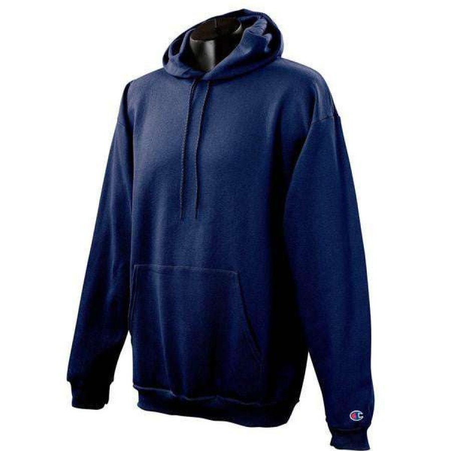 * Champion Men'S Navy Hoodie | Sweatshirts