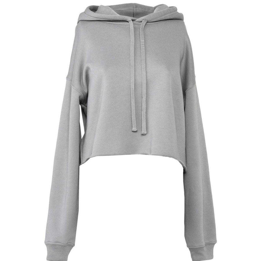 * Bella + Canvas Women'S Storm Cropped Fleece Hoodie | Sweatshirts