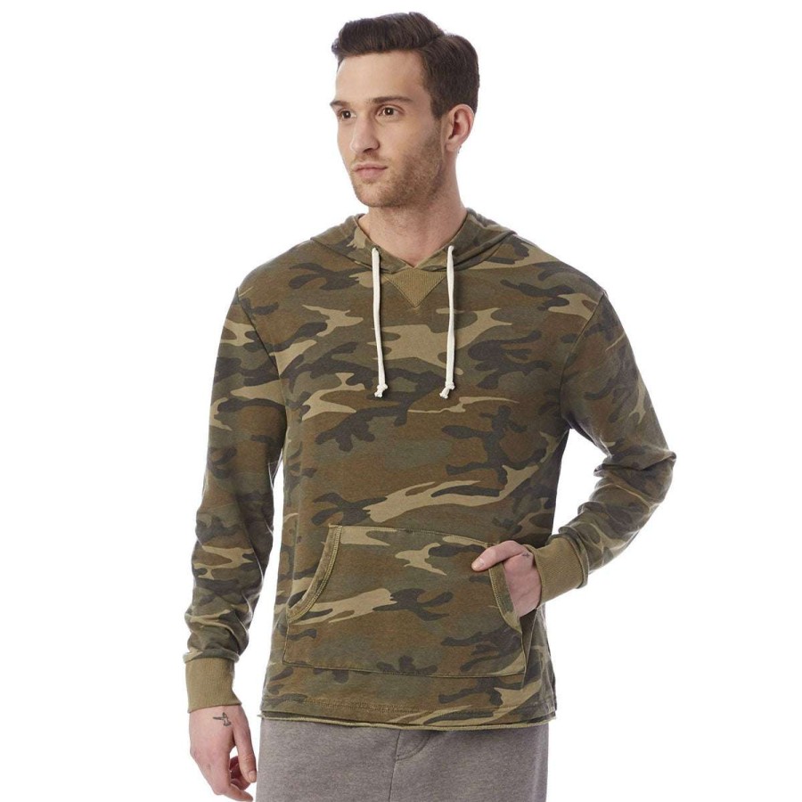 * Alternative Apparel Alternative Men'S Camo School Yard Hoodie | Sweatshirts