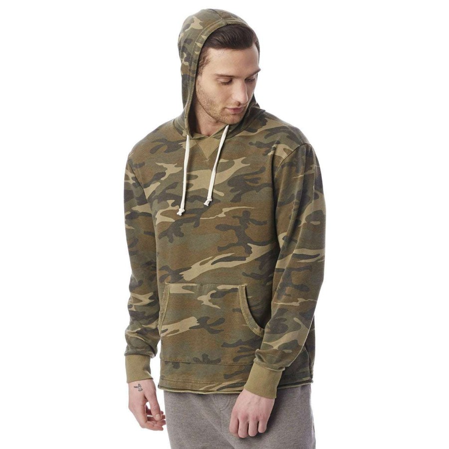 * Alternative Apparel Alternative Men'S Camo School Yard Hoodie | Sweatshirts