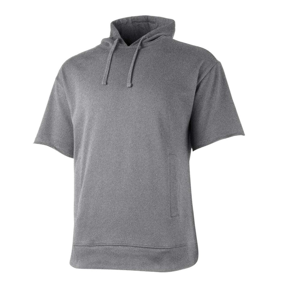 * Charles River Men'S Heather Grey Coach Hoodie | Sweatshirts