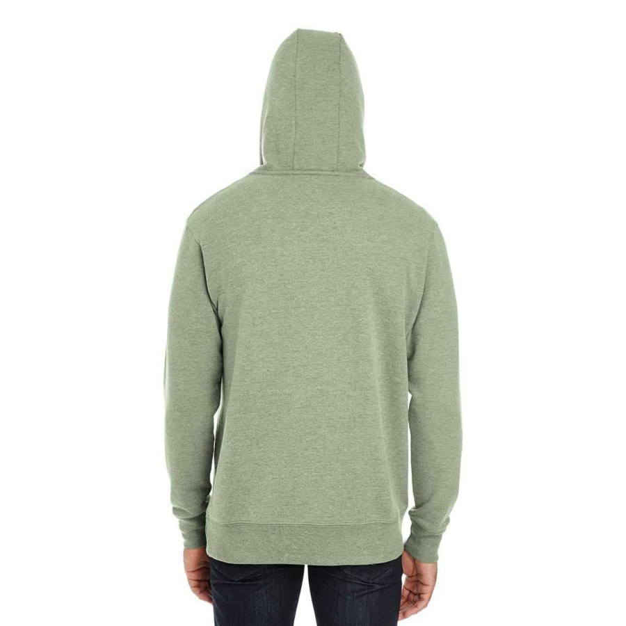 * Threadfast Uni Army Heather Triblend French Terry Hoodie | Sweatshirts