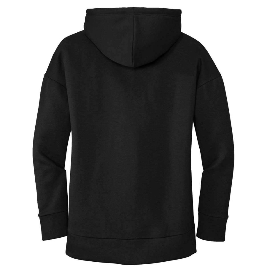 * District Women'S Jet Black Perfect Weight Fleece Full-Zip Hoodie | Full Zips