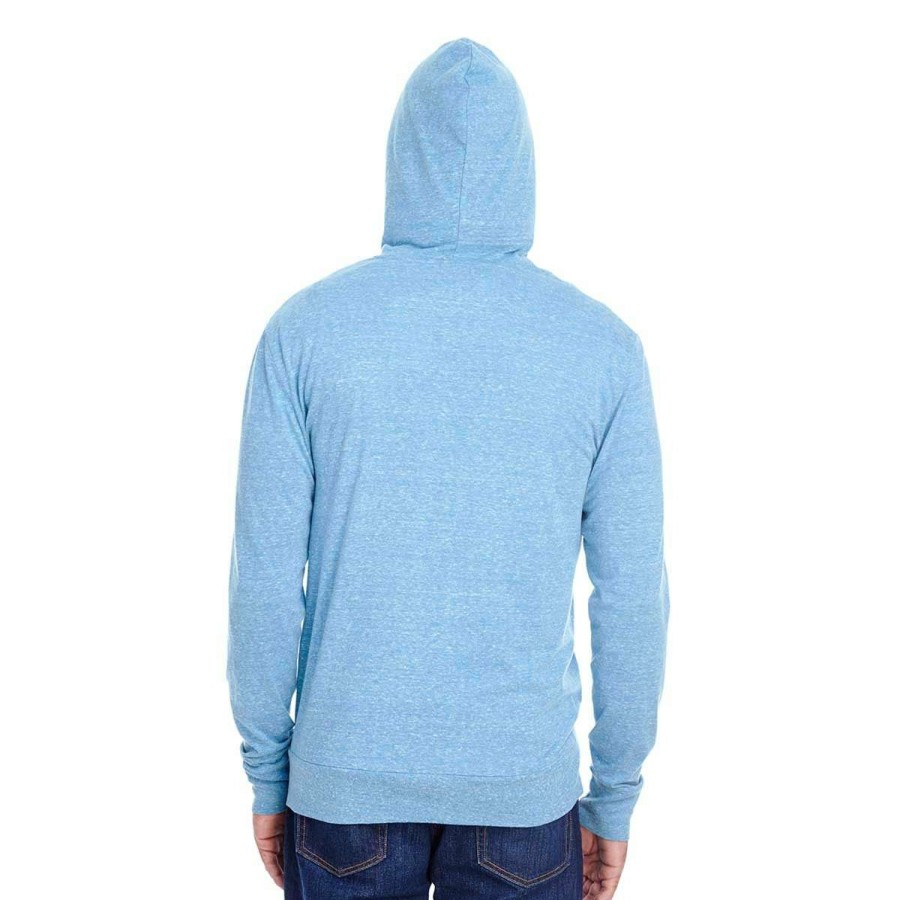 * Threadfast Uni Royal Triblend Full-Zip Light Hoodie | Full Zips