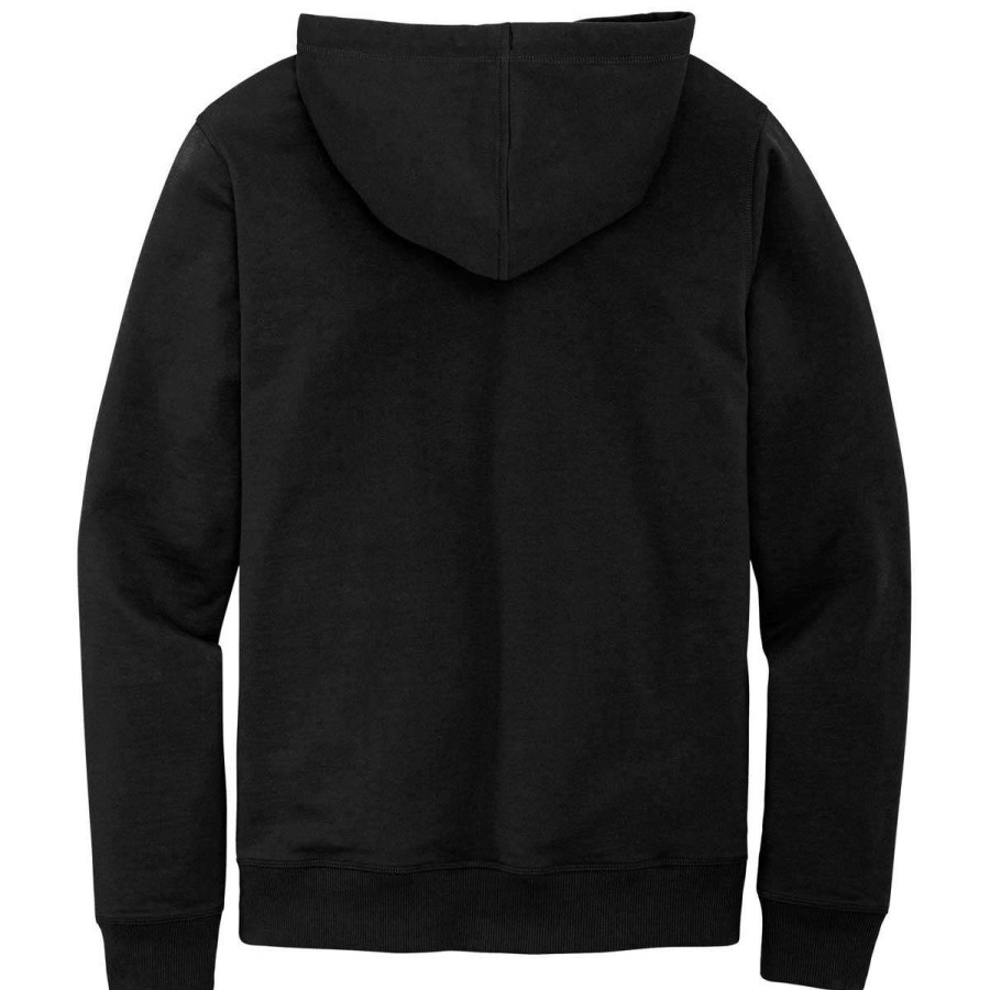 * District Men'S Black Re-Fleece Hoodie | Sweatshirts