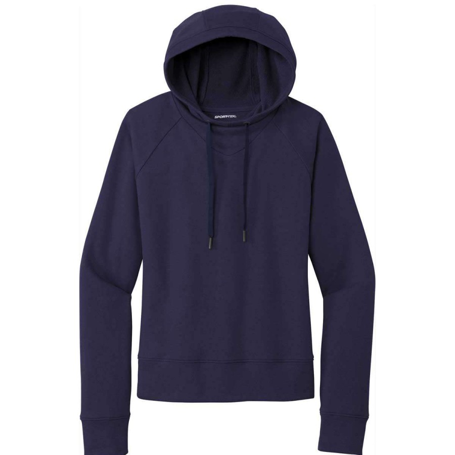 * Sport-Tek Women'S True Navy Lightweight French Terry Pullover Hoodie | Sweatshirts