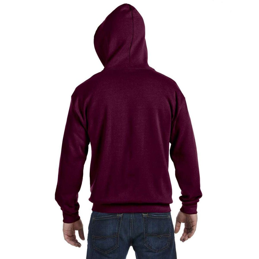 * Gildan Uni Maroon Heavy Blend 50/50 Full Zip Hoodie | Full Zips