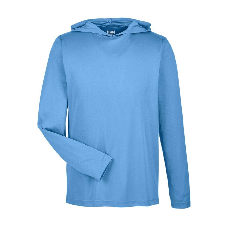 * Team 365 Men'S Sport Light Blue Zone Performance Hoodie | Sweatshirts