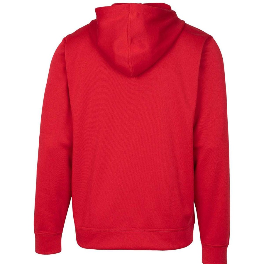 * Clique Men'S Red Lift Performance Full Zip Hoodie | Full Zips