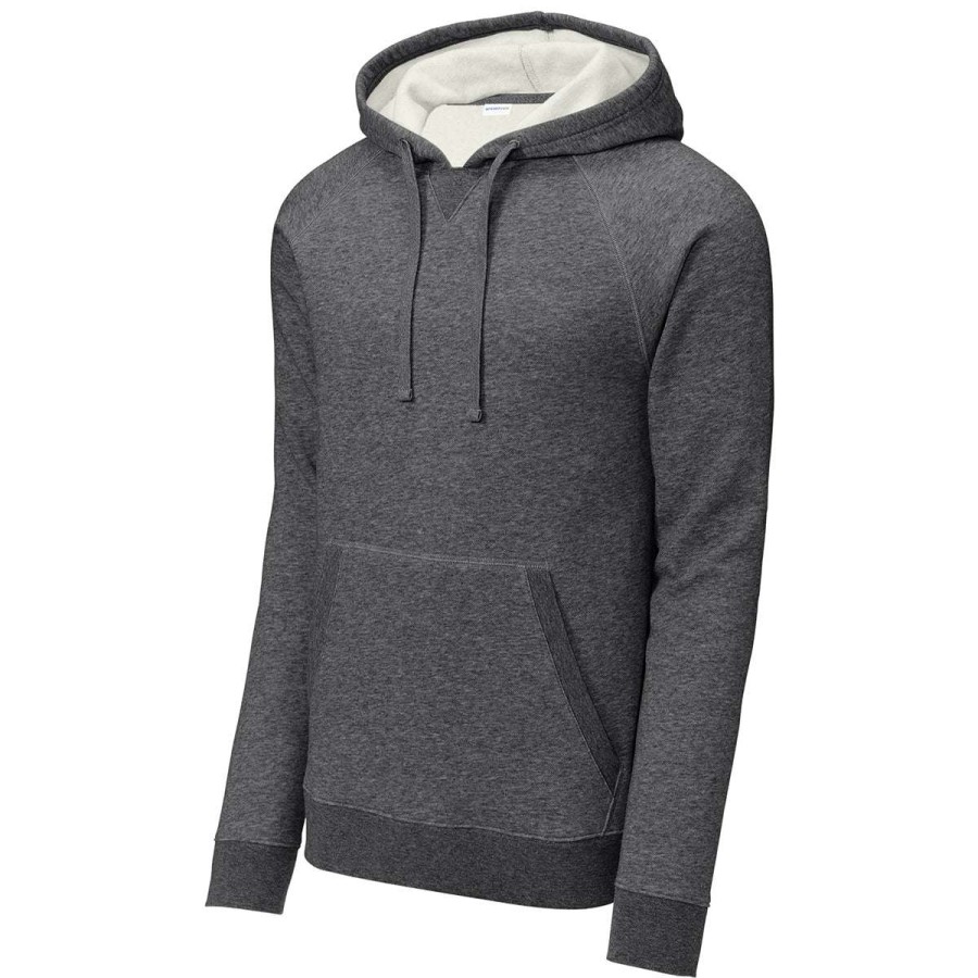 * Sport-Tek Men'S Graphite Heather Drive Fleece Pullover Hoodie | Sweatshirts