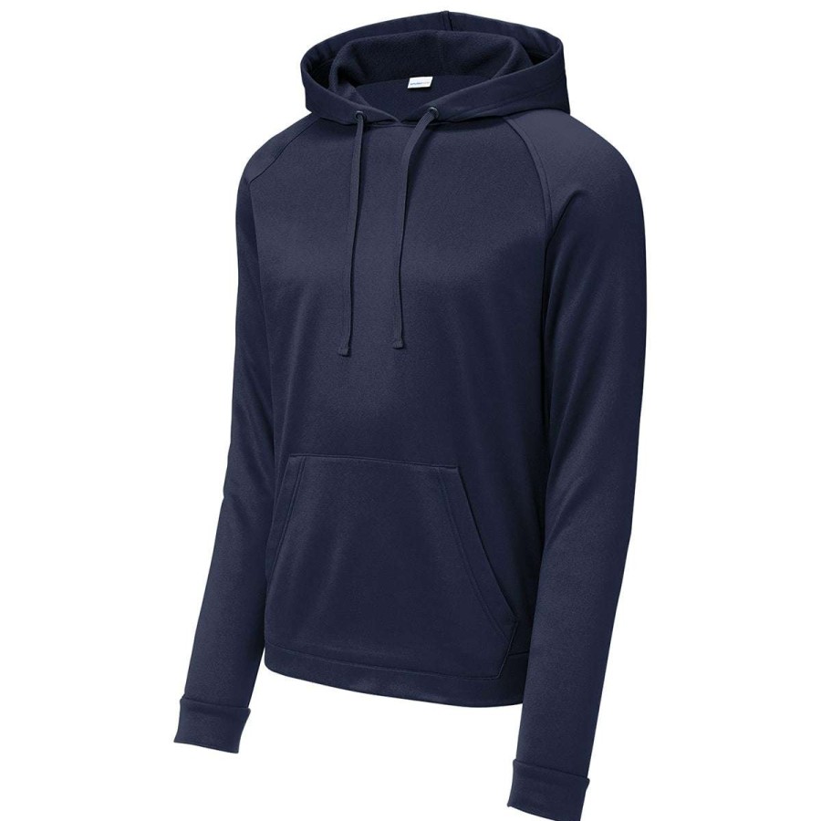 * Sport-Tek Men'S True Navy Re-Compete Fleece Pullover Hoodie | Sweatshirts