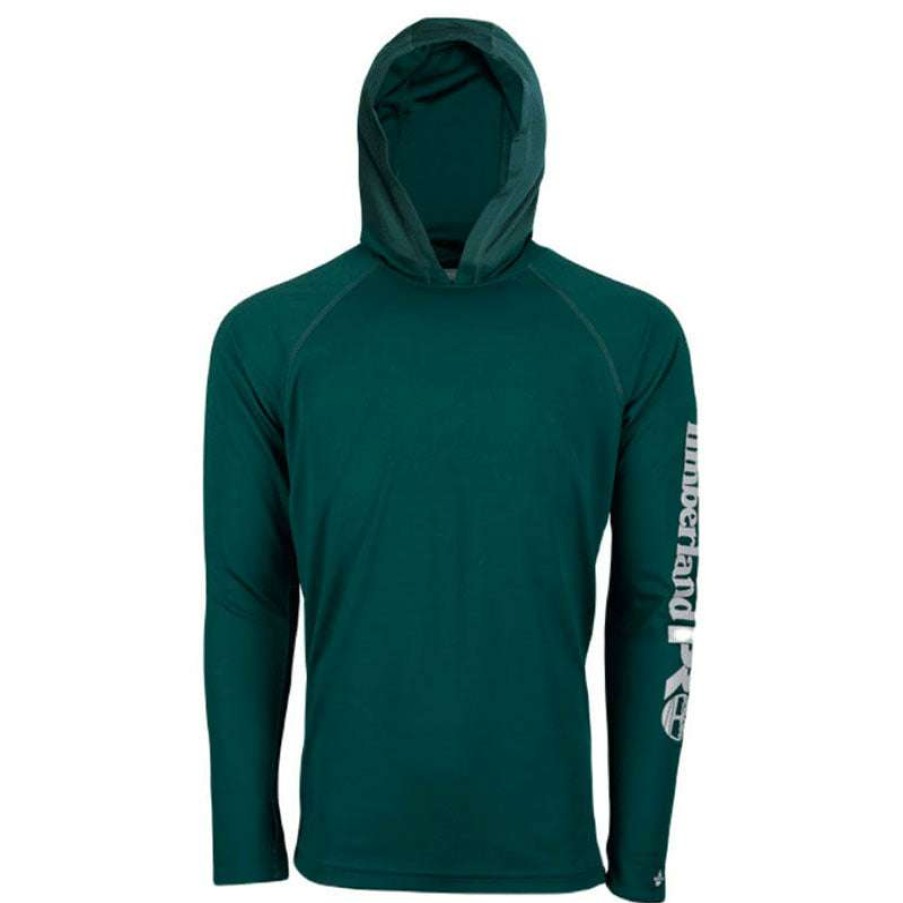 * Timberland Men'S Botanical Garden Wicking Good Long Sleeve Hoodie | Sweatshirts