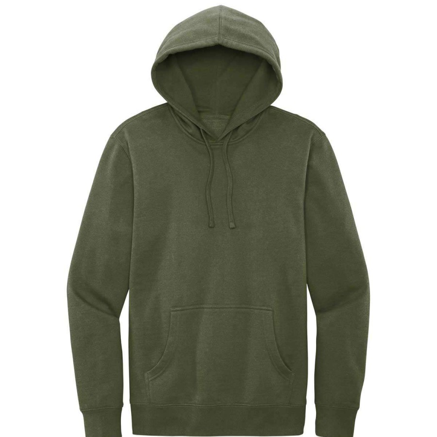 * District Men'S Olive V.I.T. Fleece Hoodie | Sweatshirts