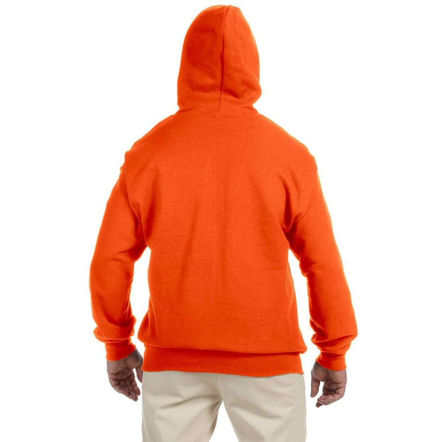 * Gildan Uni Safety Orange Dryblend 9 Oz. 50/50 Full Zip Hoodie | Full Zips