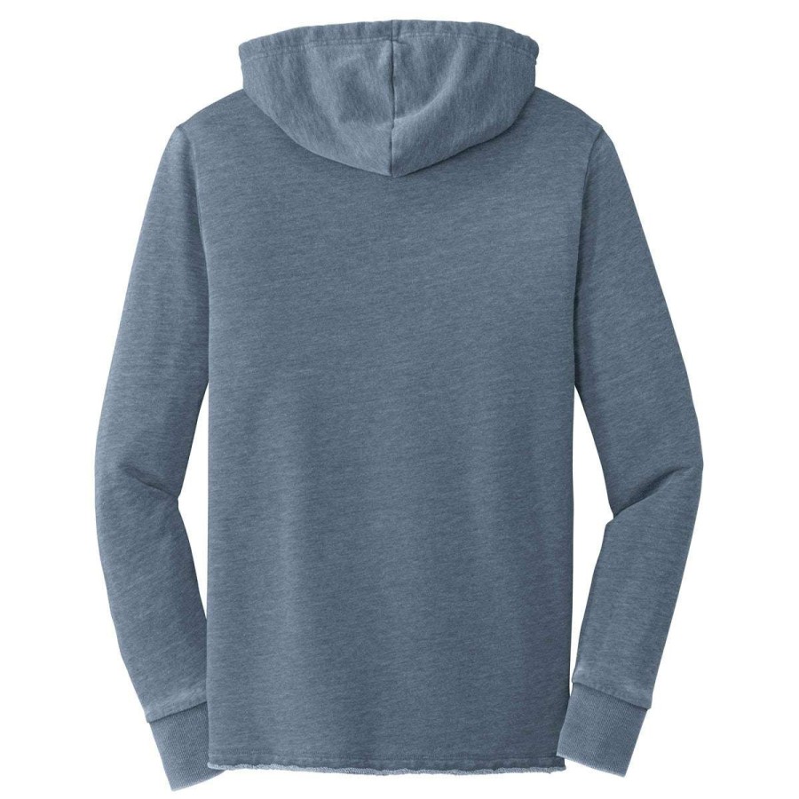 * Alternative Apparel Men'S Dark Navy Burnout Schoolyard Hoodie | Sweatshirts