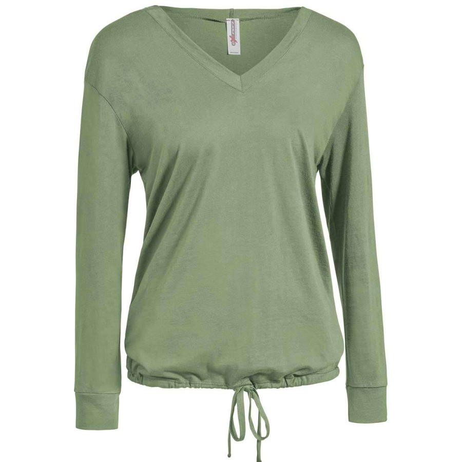 * Expert Women'S Meadow American Moca V-Neck Hoodie | Cotton