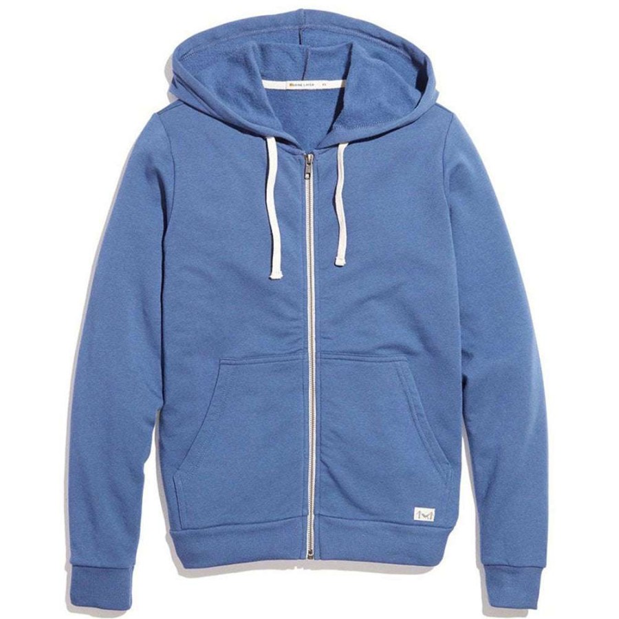 * Marine Layer Women'S Faded Navy Afternoon Hoodie | Full Zips